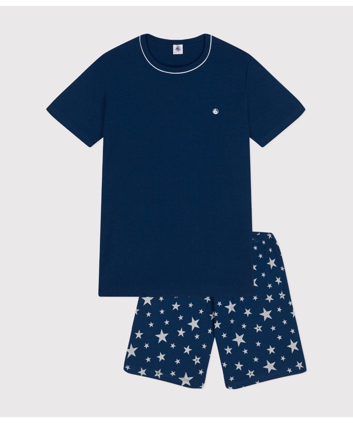 PETIT BATEAU 半袖パジャマ プチバトー インナー ルームウェア パジャマ【送料無料】