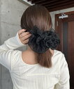 CAPRICIEUX LE'MAGE <GOLDY/ゴールディ>シアーフレアバレッタ カプリシュ レマージュ ヘアアクセサリー カチューシャ・ヘアバンド ブラッ...