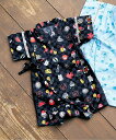 【SALE/10%OFF】apres les cours 【リンク】アプレのはんなりBOYSベビー甚平ロンパス エフオーオンラインストア 着物・浴衣・和装小物 浴衣 ブルー