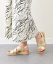 【SALE/30%OFF】MARILA 【MARILA】厚底メタリックレザーサンダル インターショシュール シューズ・靴 サンダル ゴールド【送料無料】