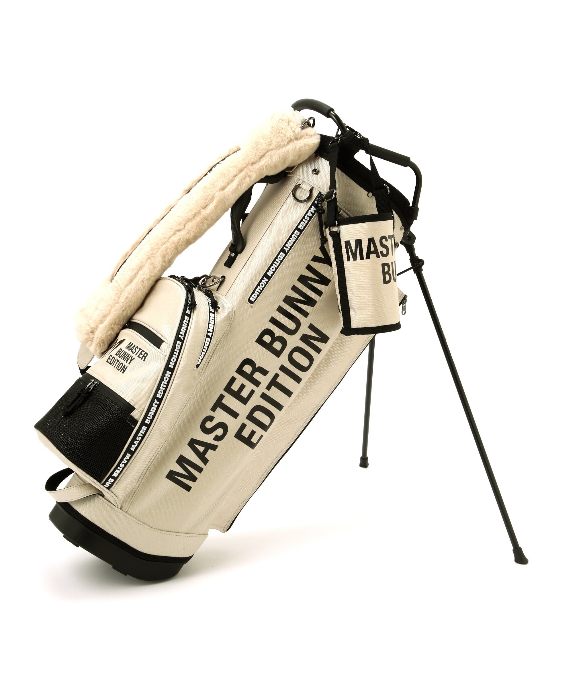 MASTER BUNNY EDITION 筒型キャディーバック (46インチ対応) (UNISEX) マスターバニーエディション スポーツ・アウトドア用品 ゴルフグッズ ブラック ベージュ ピンク【送料無料】