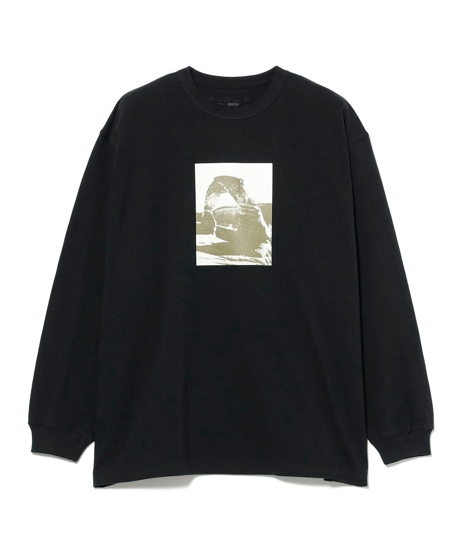 BEAMS T Joe Garvey / Long Sleeve T-Shirt ビームスT トップス カットソー・Tシャツ ブラック【送料無料】
