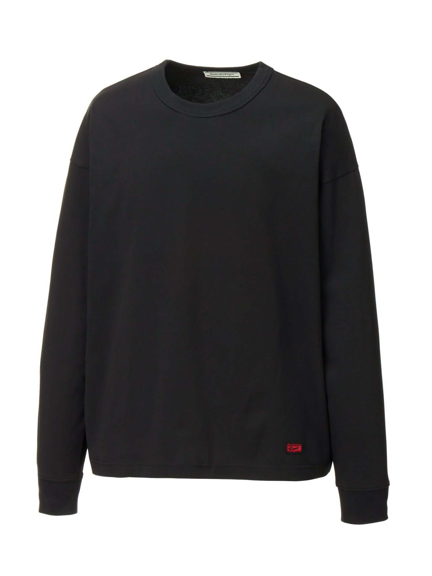 【公式ショップ】LS TEE オニツカタイガー トップス カットソー・Tシャツ ブラック ホワイト