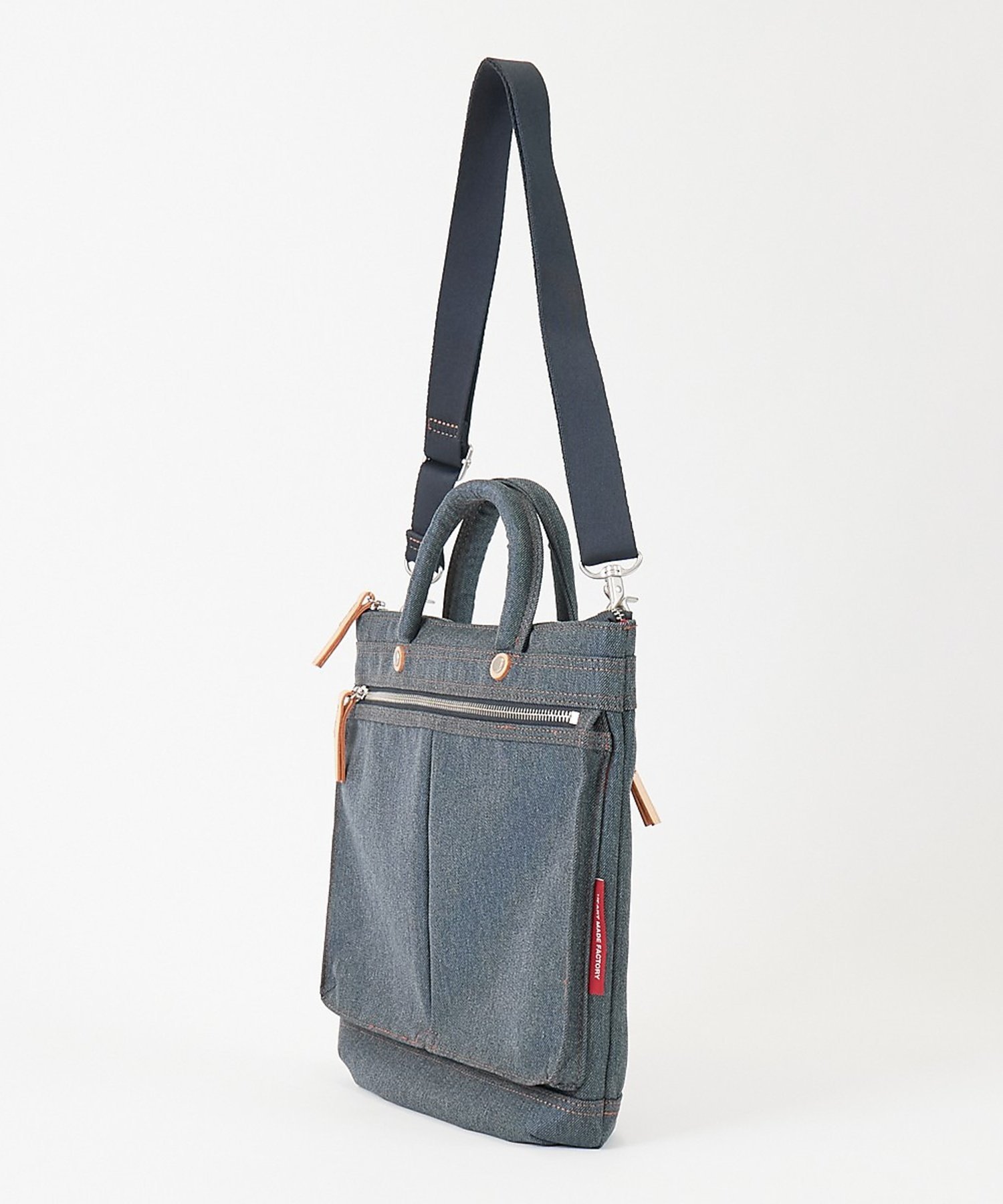 【HandHARVEST】デニムバージョン ヘルメットBAG/ショルダーバッグF アバハウス バッグ ショルダーバッグ ネイビー