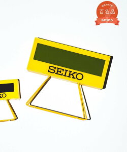 bPr BEAMS SEIKO / SPORTS TIMER CLOCK MIDIUM ビームス メン インテリア・生活雑貨 時計 イエロー【送料無料】