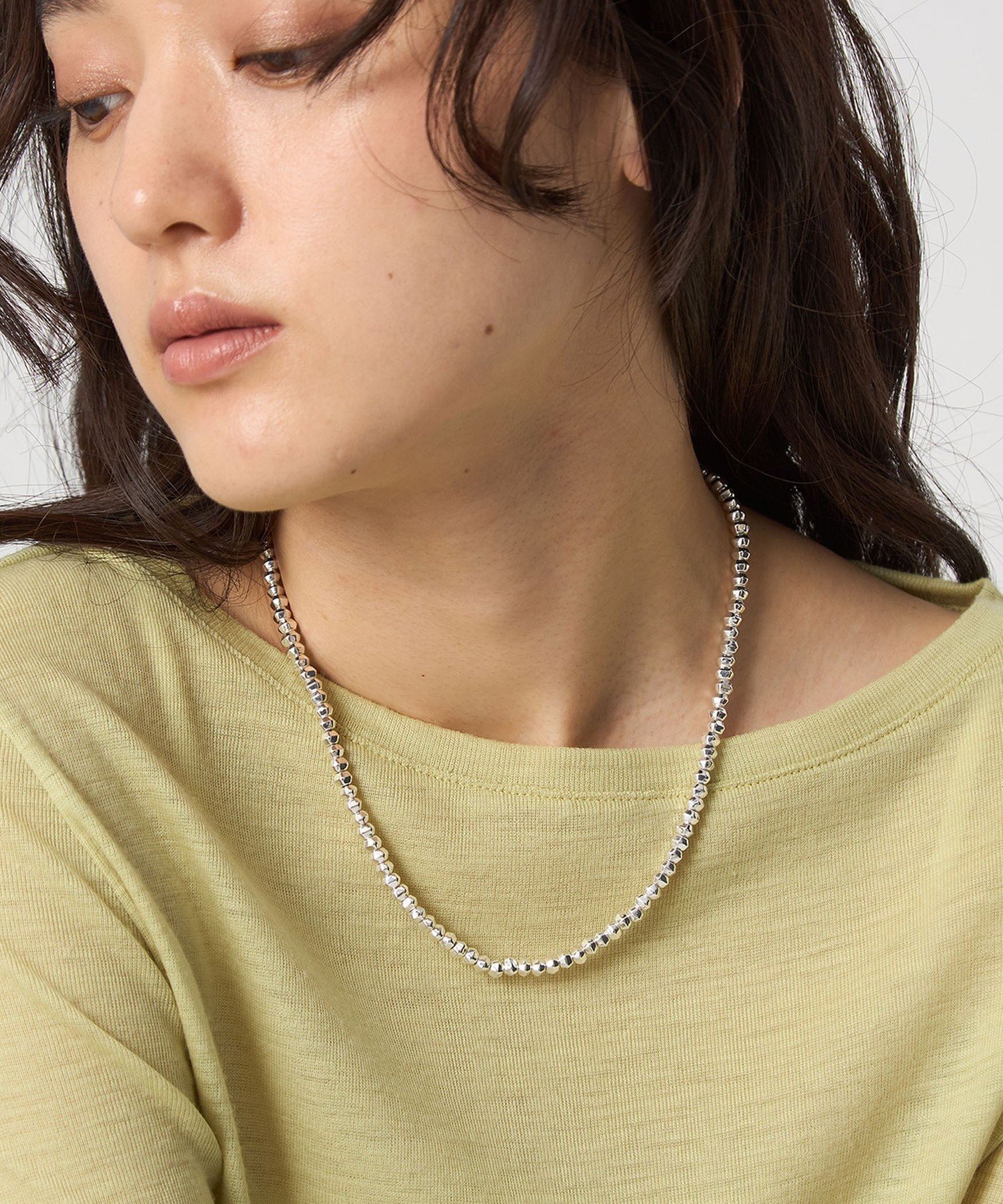 UNITED ARROWS green label relaxing メタリック ネックレス ユナイテッドアローズ グリーンレーベルリ..