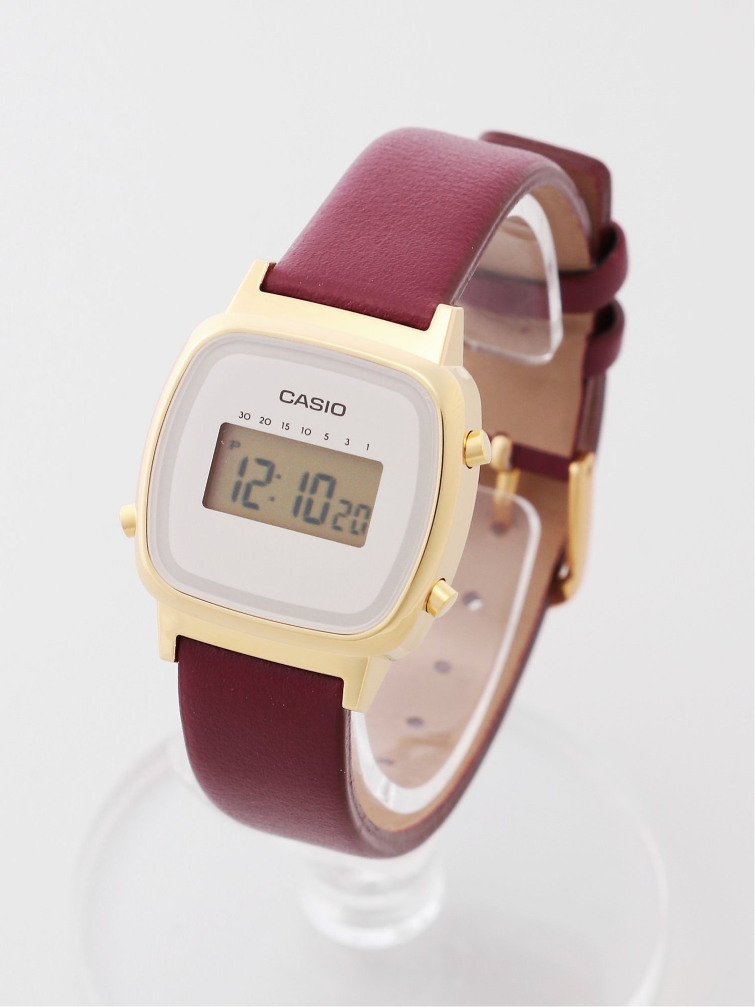 CASIO CASIO Classic/LA670WFL-4JF/カシオクラシック ブリッジ アクセサリー・腕時計 腕時計 レッド【送料無料】