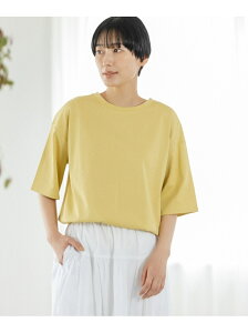 【SALE／31%OFF】LEPSIM (W)エチケットデイリーT レプシィム カットソー Tシャツ イエロー ホワイト グリーン ブラック