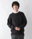 【SALE／40%OFF】GLOBAL WORK (M)フワフワHugme/アゼアミ グローバルワーク トップス ニット ネイビー ブルー ホワイト グリーン