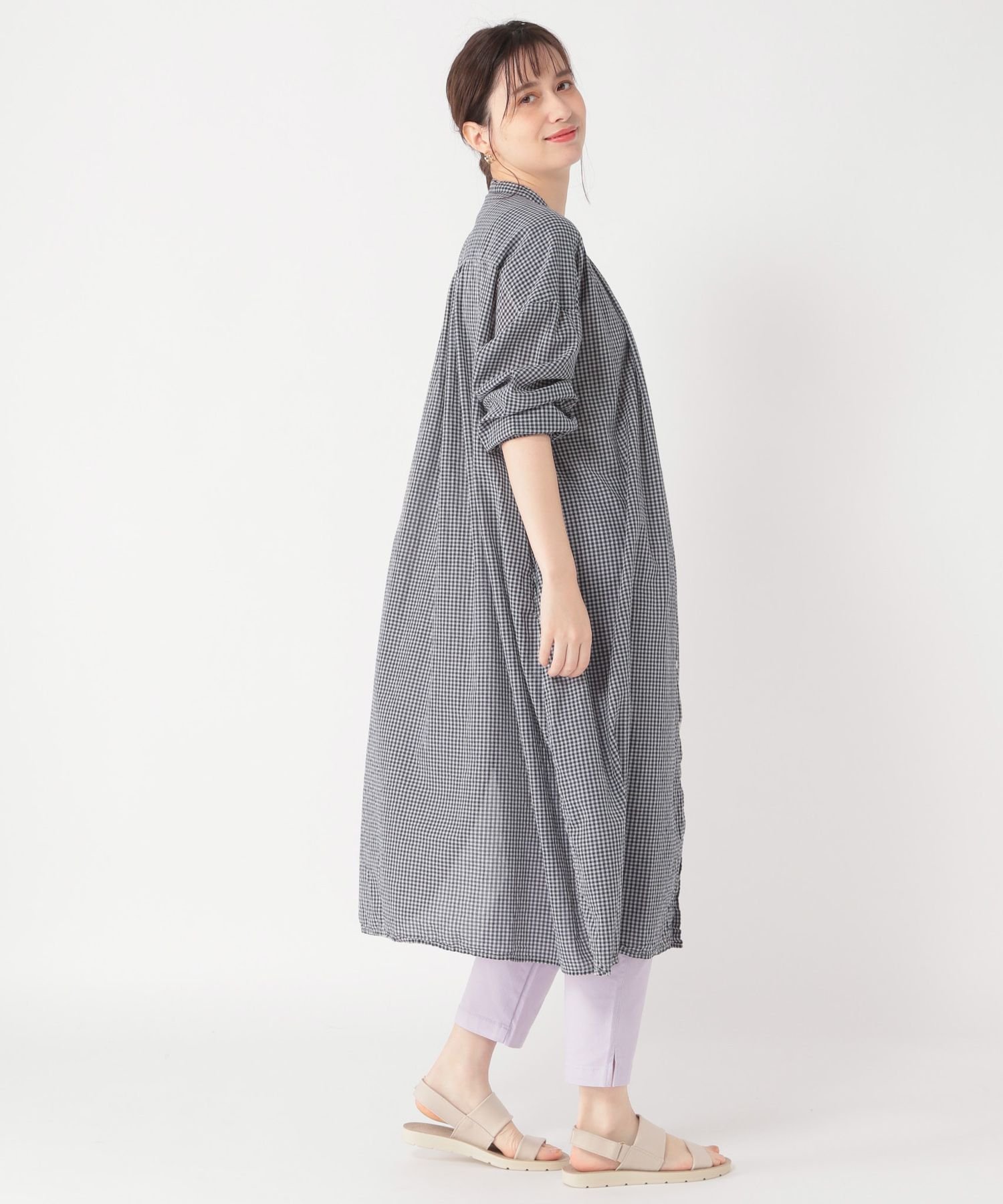 studio CLIP (W)ボイルピースダイSKPOP スタディオクリップ ワンピース・ドレス ワンピース グレー ブルー オレンジ ブラウン グリーン【送料無料】のサムネイル