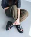 【SALE/44%OFF】EVOL 厚底グルカサンダル イーボル シューズ・靴 サンダル ブラウン ホワイト【送料無料】