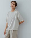 【SALE/60%OFF】URBAN RESEARCH ハーフスリーブサテンブラウス アーバンリサーチ トップス シャツ・ブラウス ベージュ ネイビー【送料無料】