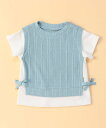 【SALE/10%OFF】COMME CA ISM レイヤード半袖Tシャツ(ベビーサイズ) コムサイズム マタニティウェア・ベビー用品 その他のベビーグッズ ホ...