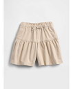 GAP (K)キュロット ショートパンツ (幼児・ベビー) ギャップ パンツ キュロット ピンク ベージュ