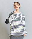 【SALE/30%OFF】BEAUTY&YOUTH UNITED ARROWS ベロアボーダー ロングスリーブ Tシャツ ユナイテッドアローズ アウトレット トップス カットソー・Tシャツ ホワイト グレー ワインレッド【送料無料】