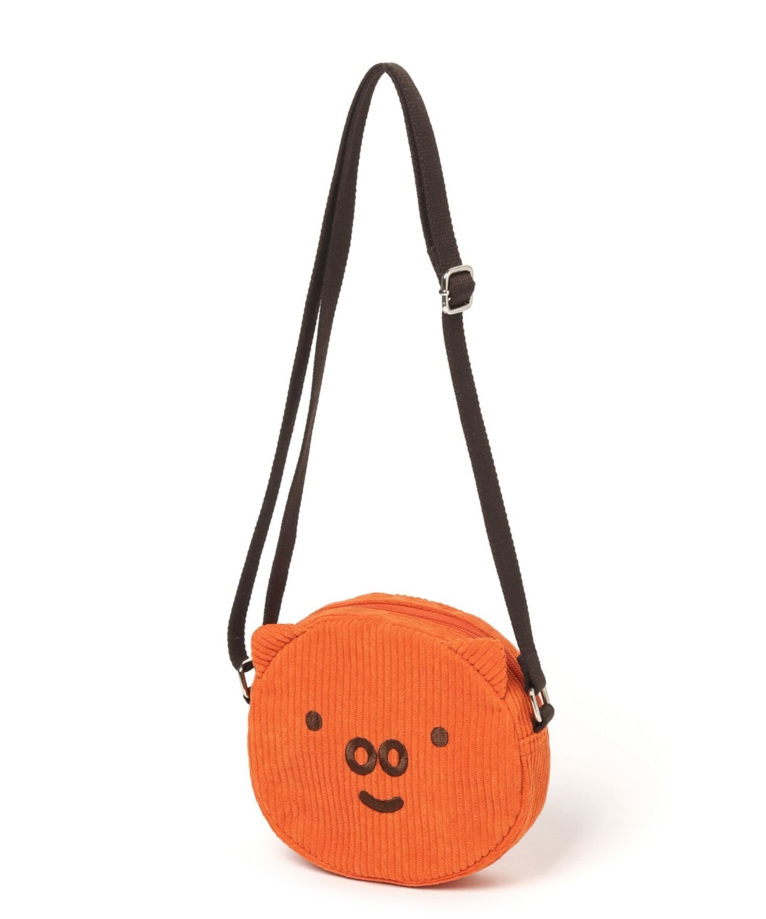 【SALE／50%OFF】studio CLIP WEB限定 フェイスショルダーバッグ スタディオクリップ バッグ ショルダーバッグ オレンジ ホワイトのサムネイル