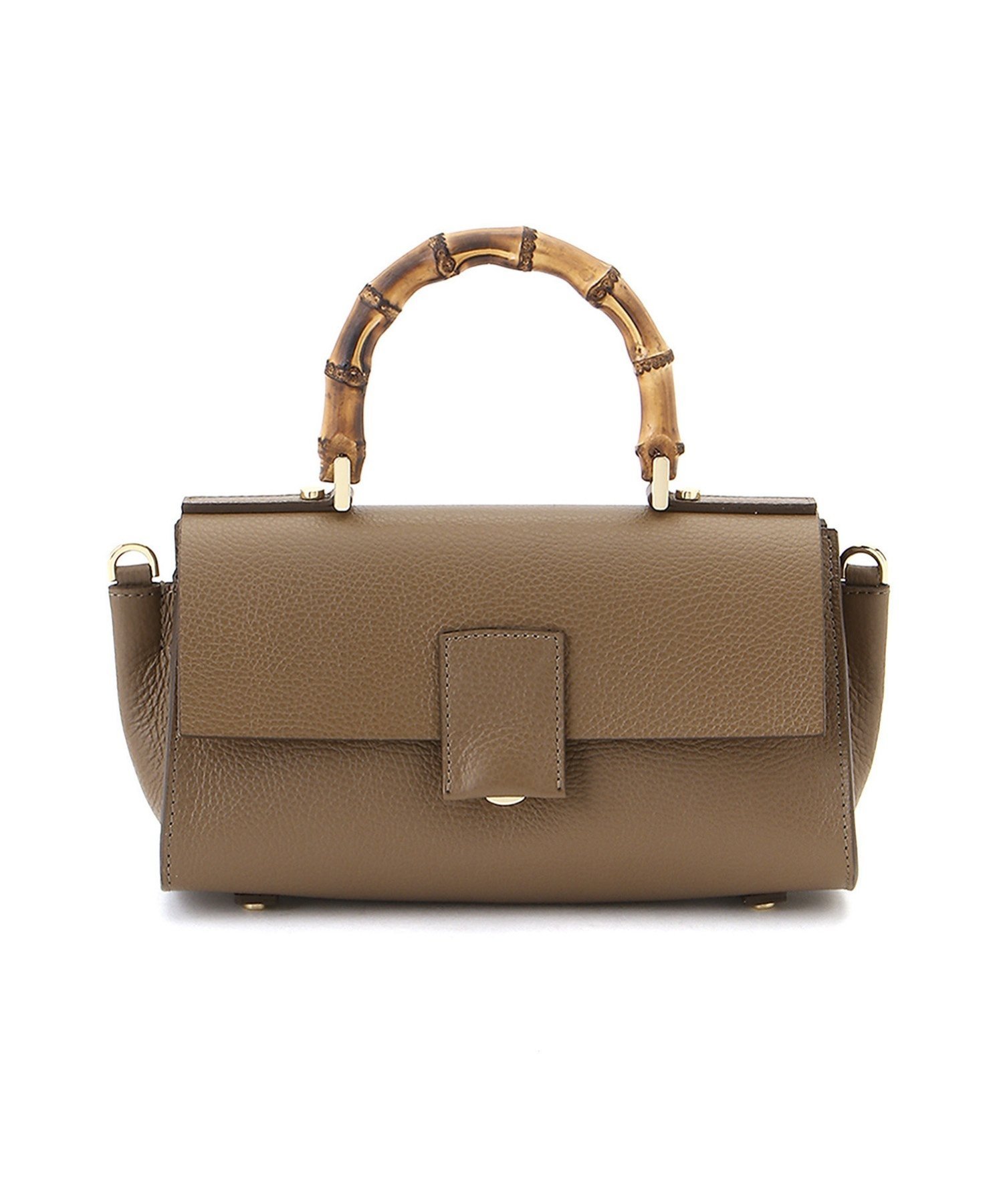 BARNEYS NEW YORK (W)バンブーワンハンドルバッグ バーニーズ　ニューヨーク バッグ ハンドバッグ ベージュ レッド【送料無料】のサムネイル