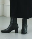 【SALE/60%OFF】quaranciel quaranciel: ストレッチ ヒール ショート ブーツ シップス シューズ・靴 ブーツ ブラック ベージュ...