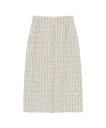 【SALE/30%OFF】ANAYI 【セットアップ対応商品】ファンシーラメツイードスリット スカート アナイ スカート その他のスカート ネイビー ホワイト【...