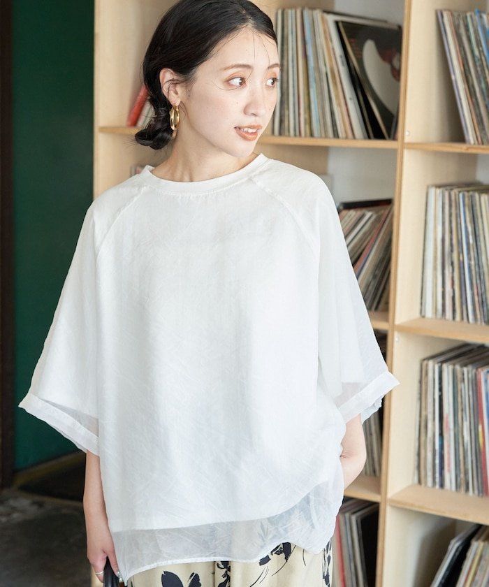 楽天市場】オーガンジー(Tシャツ・カットソー|トップス 楽天市場】オーガンジー(Tシャツ・カットソー|トップス