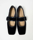 ODETTE E ODILE ワイドベルトメリージェーンフラット20↑ オデット エ オディール シューズ・靴 パンプス ブラック ネイビー【送料無料】
