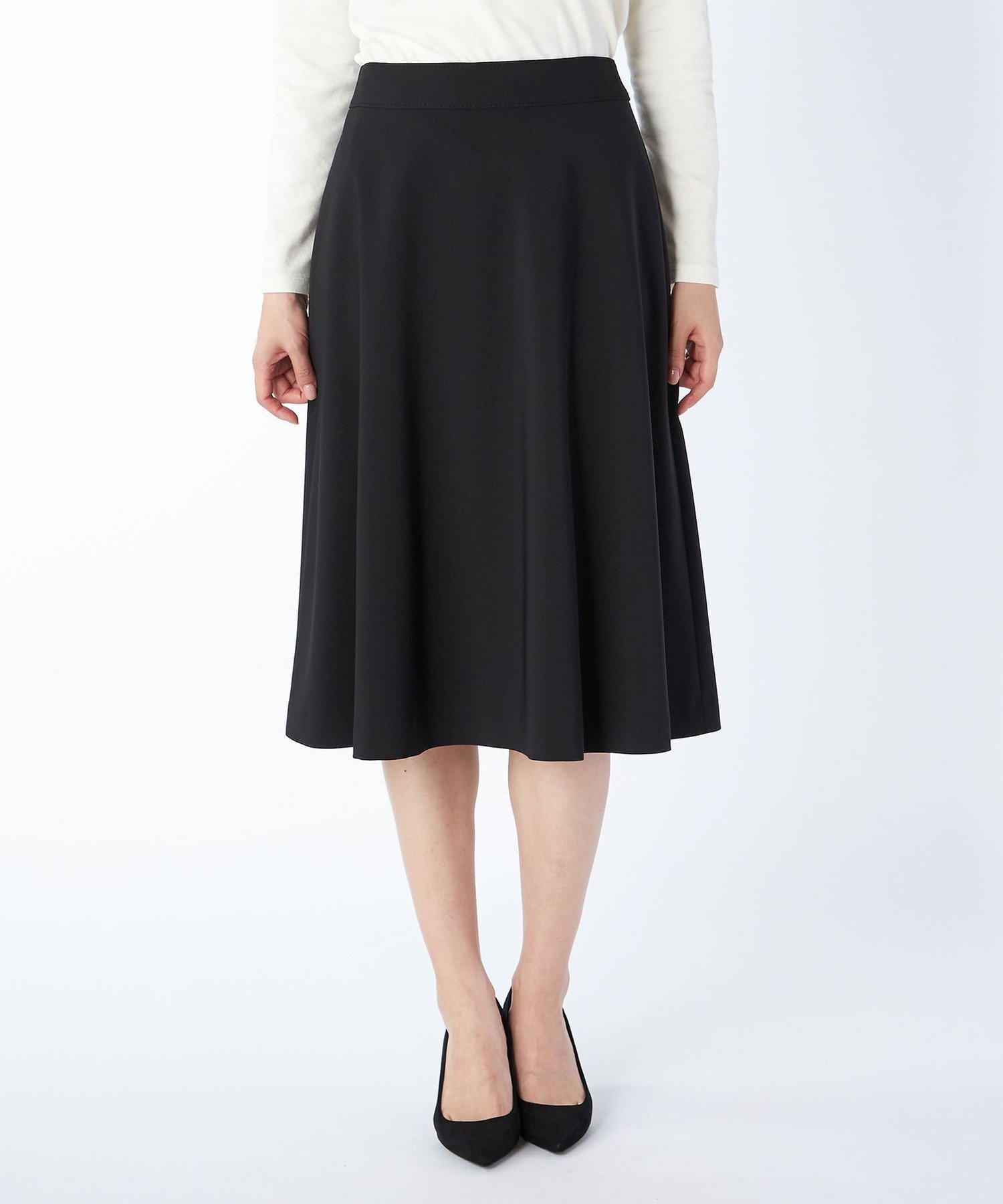 KEITH 【Lサイズ】トランシーズナルクロススカート キース スカート その他のスカート ブラック【送料無料】