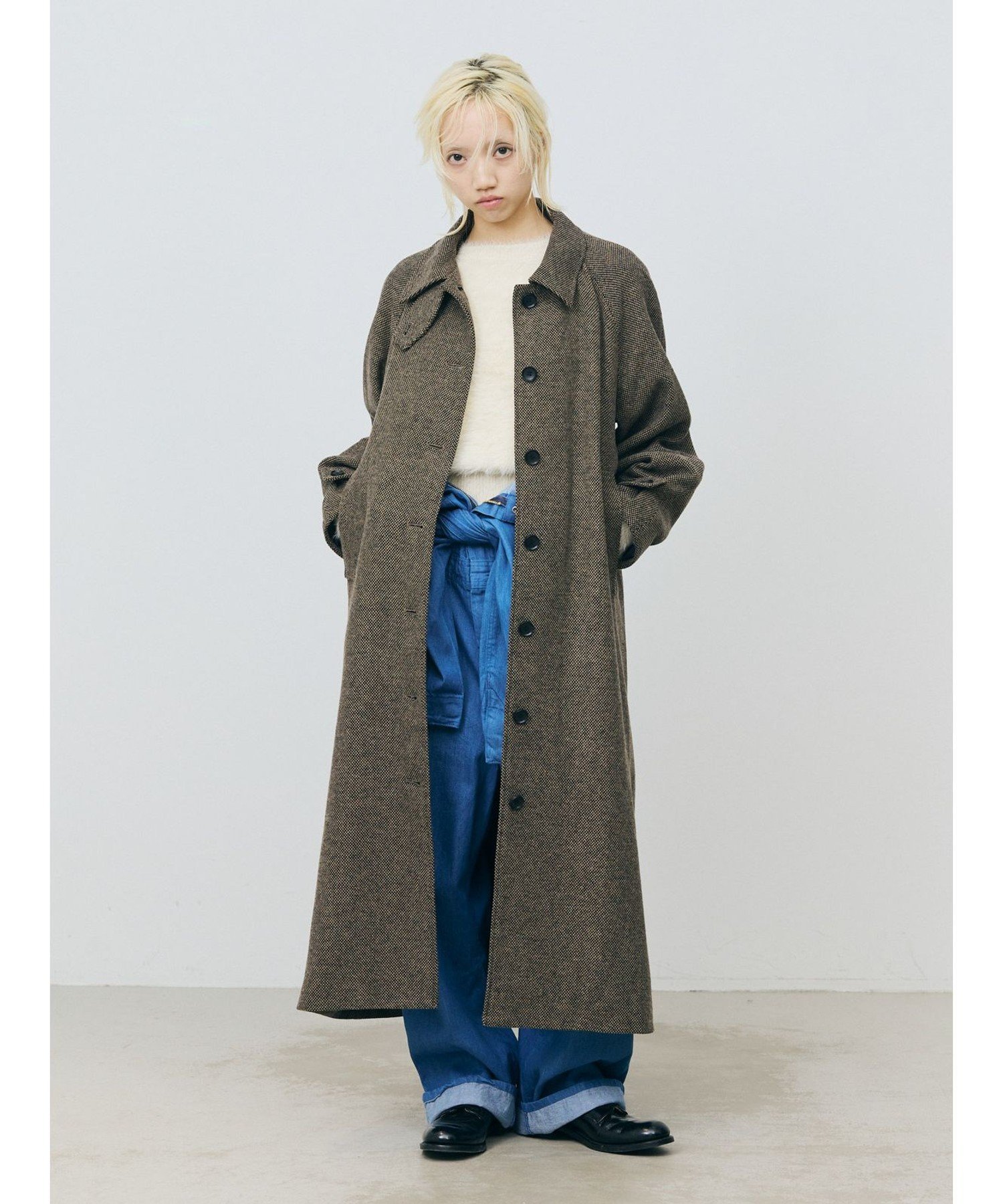 MARMARMAR MARMARMAR バルマカーンコート マーコート ジャケット・アウター ステンカラーコート ブラウ..