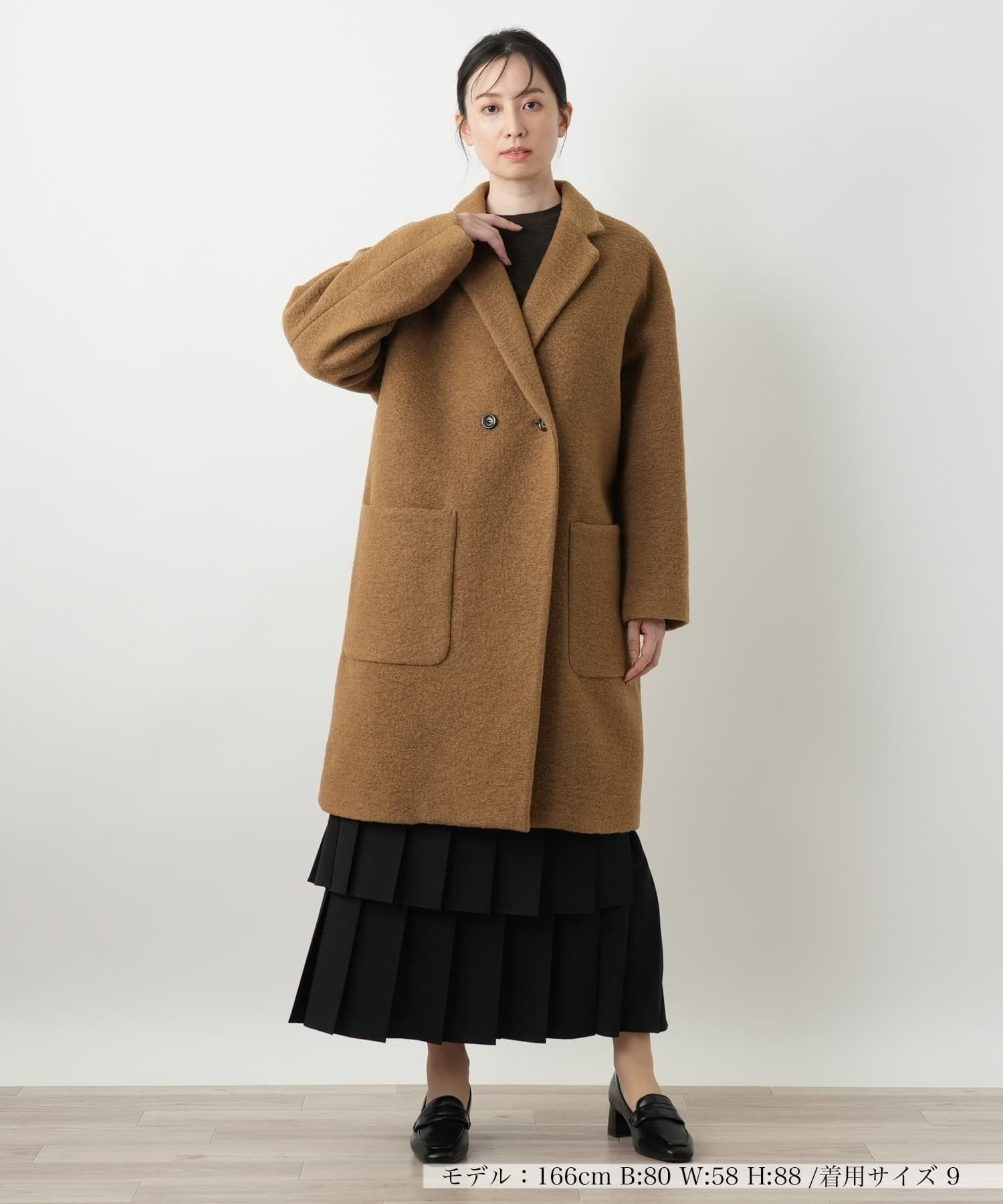 Leilian コート レリアン ジャケット・アウター ステンカラーコート ブラウン