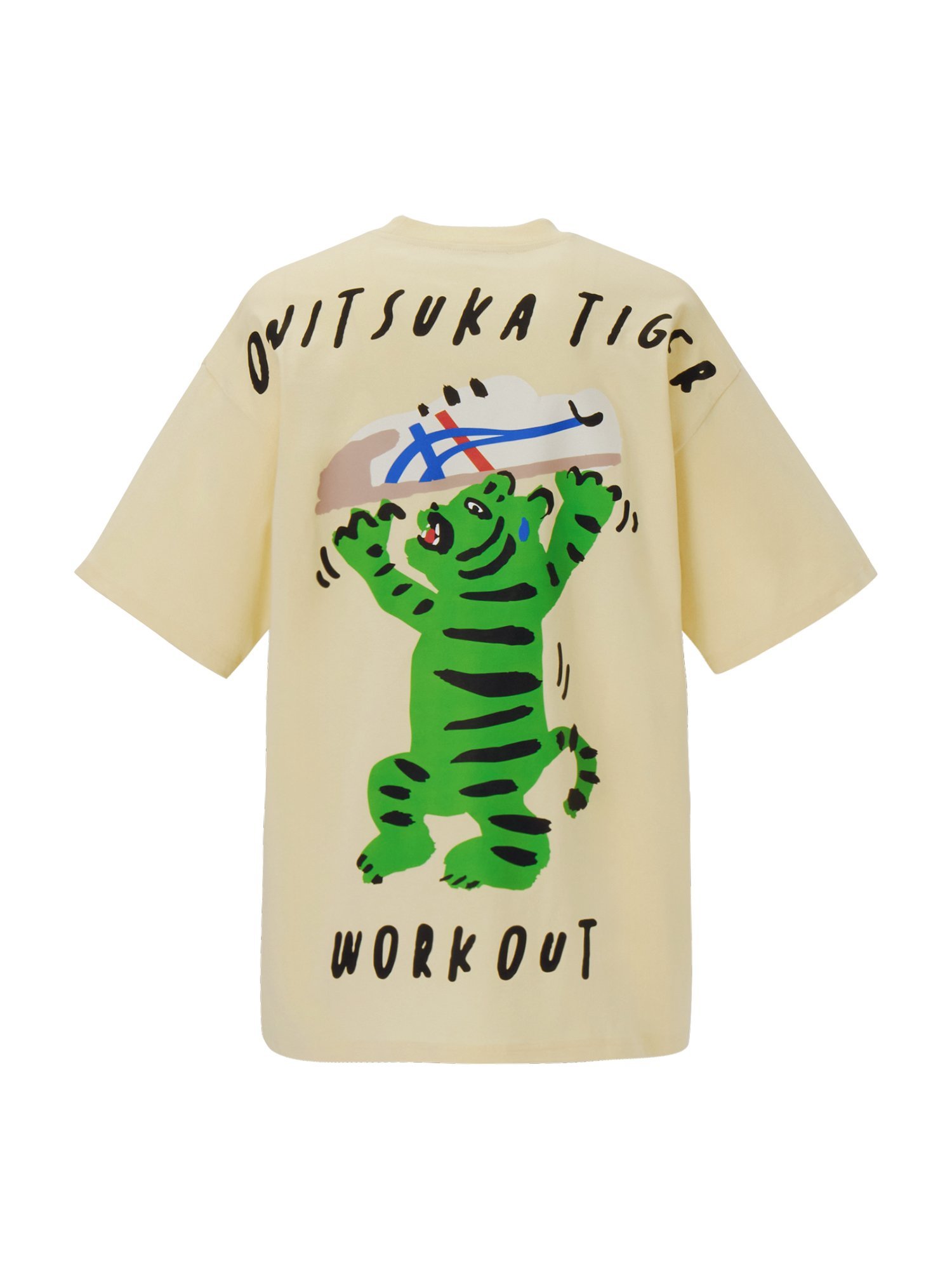 【公式ショップ】OVERSIZED GRAPHIC T オニツカタイガー トップス カットソー・Tシャツ ホワイト