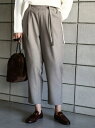 【SALE/40%OFF】koe Women's ベルト付テーパードパンツ コエ パンツ/ジーンズ フルレングス グレー ブラック ベージュ グリーン
