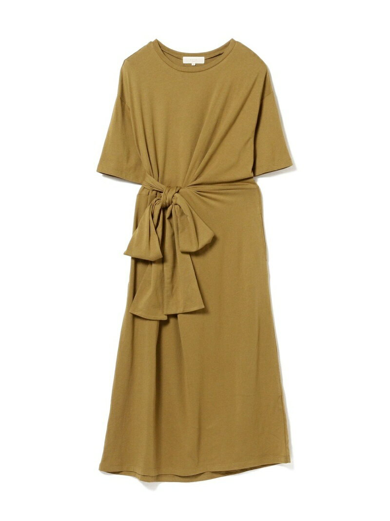 【SALE／60%OFF】B:MING by BEAMS B:MING by BEAMS / ラップリボン ワンピース 20SS ビームス アウトレット ワンピース・ドレス その他のワンピース・ドレス ブラウン イエローのサムネイル