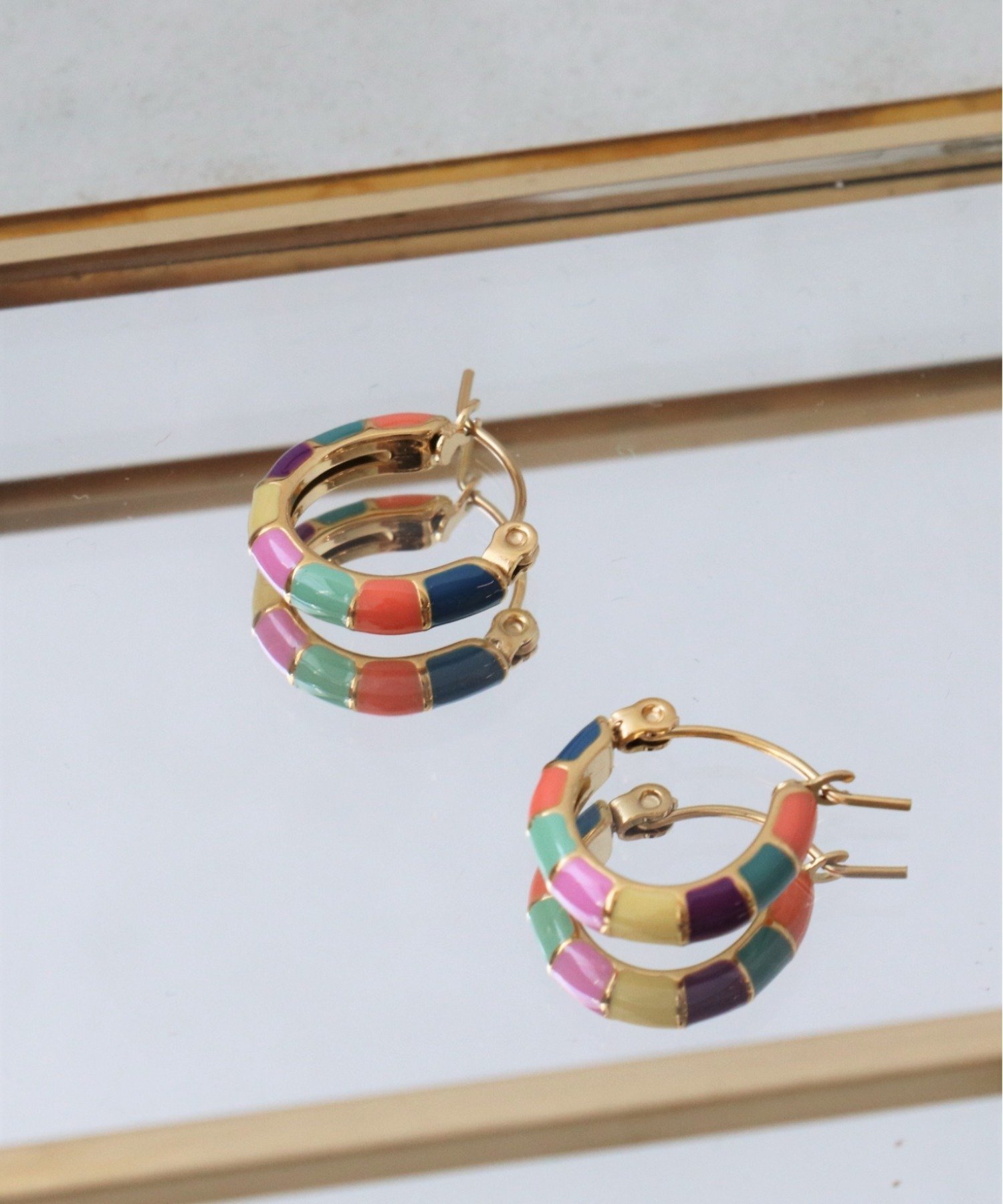 Three Four Time マルチエポステンレスワンタッチピアス スリーフォータイム アクセサリー・腕時計 ピアス