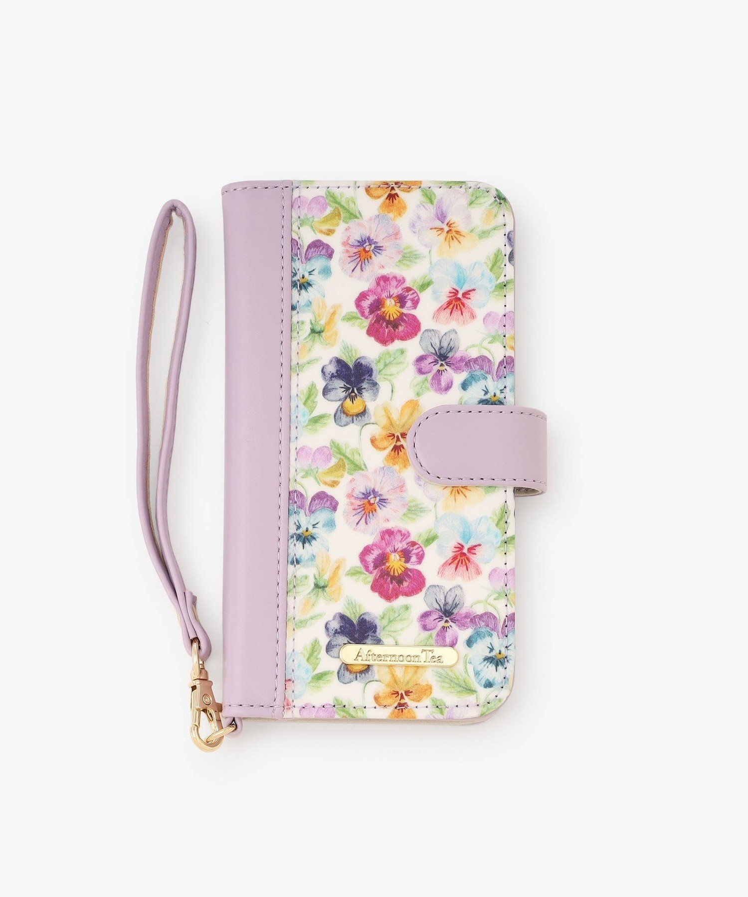 Afternoon Tea LIVING iPhone15/14/13 케이스/리버티 프린트 애프터눈 티·리빙 스마트폰 상품·오디오 기기 기타 스마트폰 상품·오디오 기기 퍼플