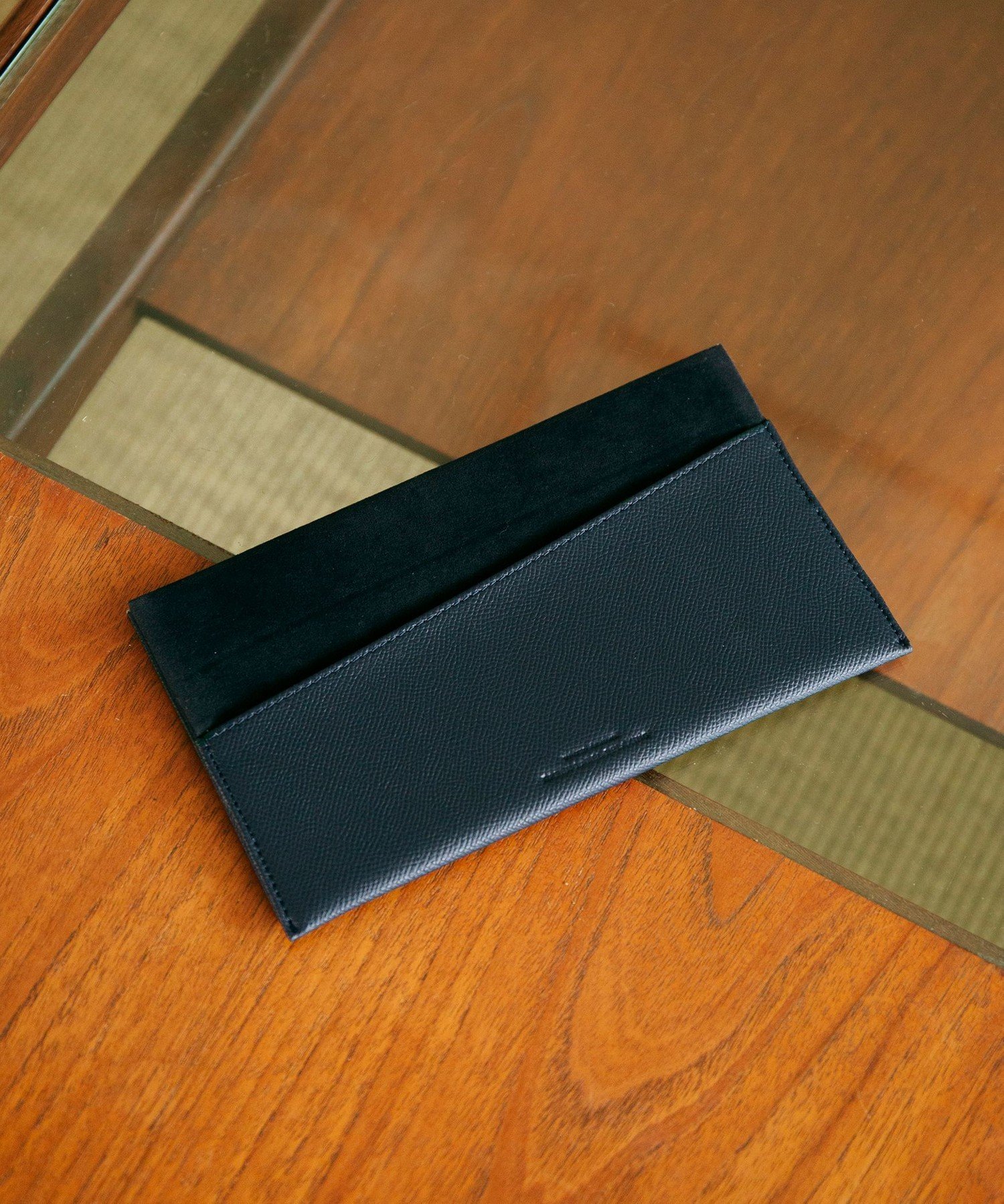 UNITED ARROWS green label relaxing シボ レザーライク 袱紗 ユナイテッドアローズ グリーンレーベルリラクシング スーツ・フォーマル スーツ系小物 ブラック ネイビー【送料無料】