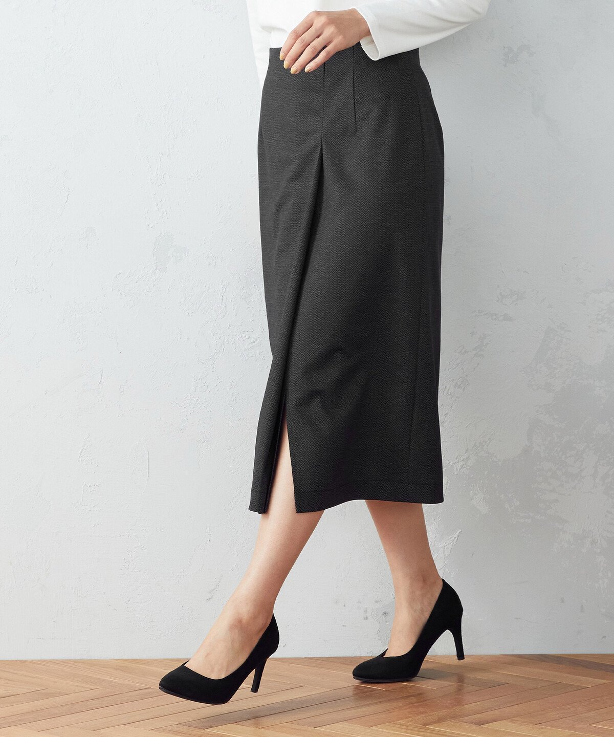 【SALE／42%OFF】COMME CA MODELS ポンチ ラップ風スカート コムサイズム スカート その他のスカート