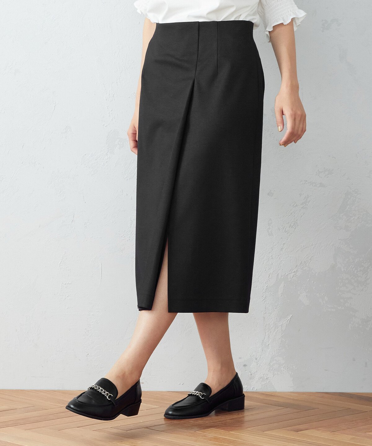 【SALE／42%OFF】COMME CA MODELS ポンチ ラップ風スカート コムサイズム スカート その他のスカート