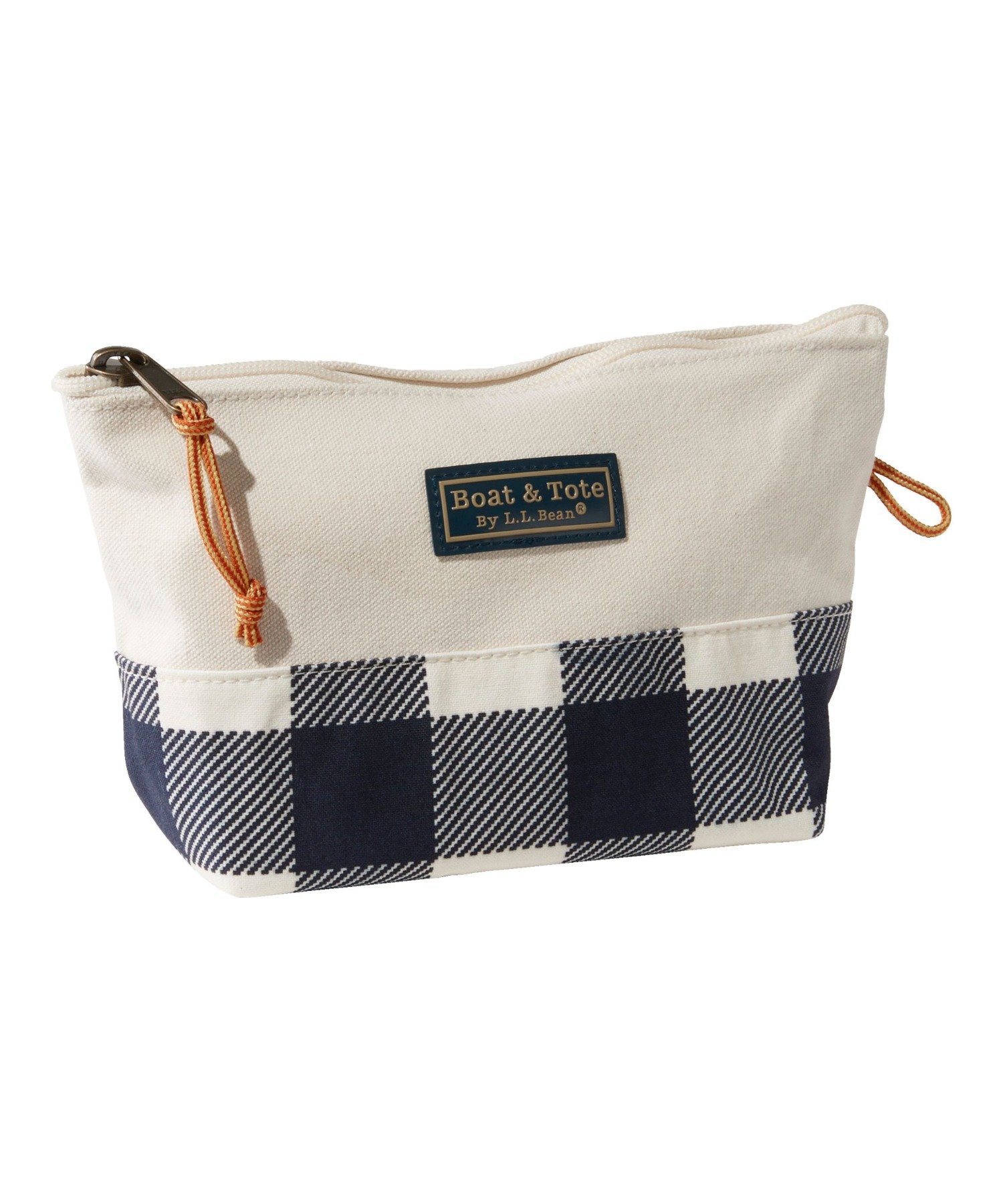 L.L.Bean ボート・アンド・トート・ジップ・ポーチ エルエルビーン 財布・ポーチ・ケース ポーチ ホワイト ブルー【送料無料】