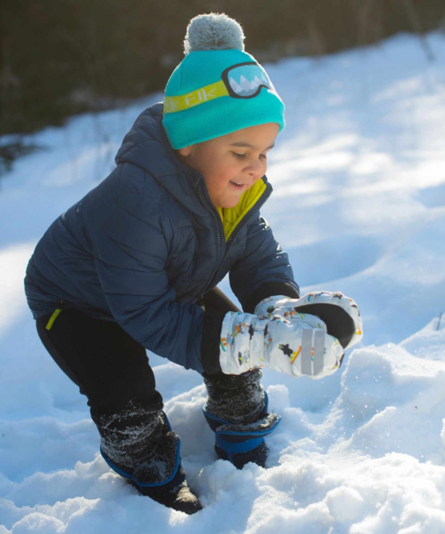 【SALE／20%OFF】FlapJackKids ニットビーニー 防寒 ニット帽 ギフト アボカドレモン 帽子 ニット帽・..