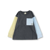 branshes 【WEB限定/DRC/お肌に嬉しい綿100%】ポケット長袖Tシャツ ブランシェス ...