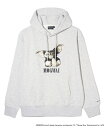 X-girl X-girl × GREMLINS SWEAT HOODIE パーカー X-girl エックスガール トップス パーカー・フーディー グレー ブラック【送料無料】