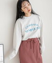 LOWRYS FARM アソートロゴプリントTLS ローリーズファーム トップス カットソー Tシャツ