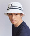 【SALE／30%OFF】BEAUTY&YOUTH UNITED ARROWS ＜POLO RALPH LAUREN＞ BUCKET HAT/ハット ユナイテッドアローズ アウトレット 帽子 ハット ホワイト ネイビー【送料無料】