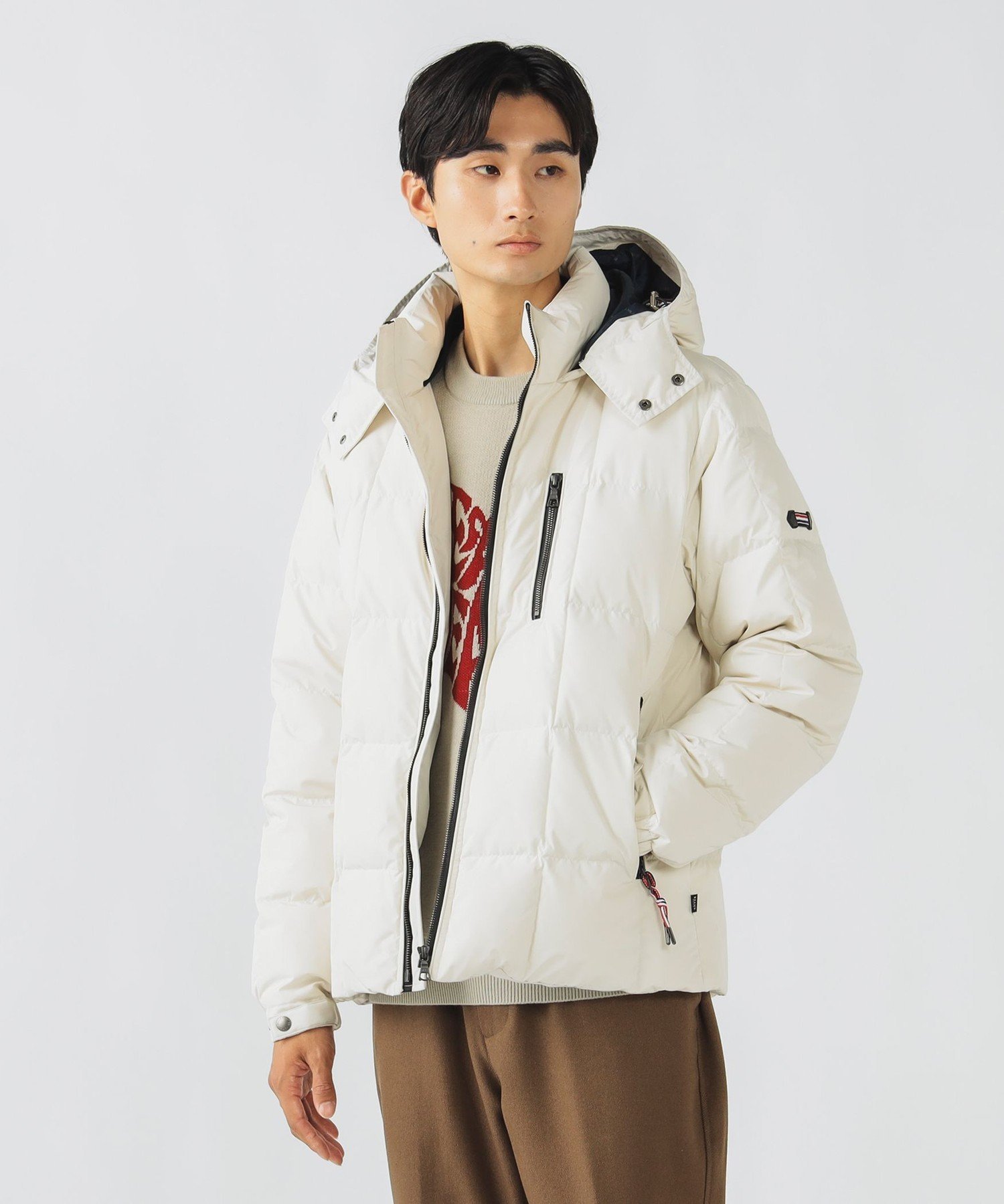 BEAMS HEART MEN 【4サイズ展開/定番/軽量/防風機能】キルト ダウン ジャケット 25AW (SーXLサイズ) ビームス ハート ジャケット・アウター ダウンジャケット・ダウンベスト ブラック ネイビー ホワイト【送料無料】