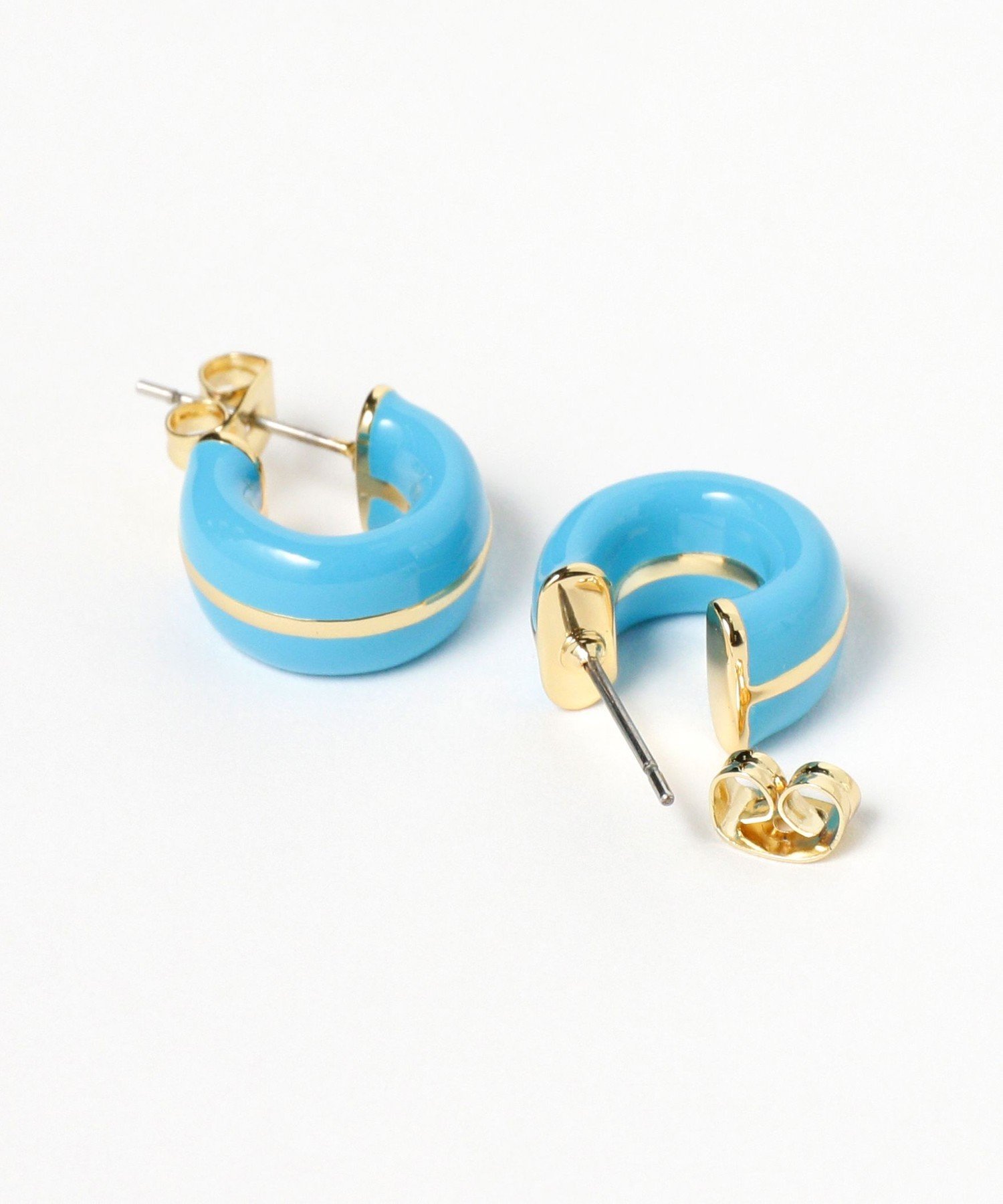 【SALE／40%OFF】Ray BEAMS カラー エポ フープ ピアス ビームス ウイメン アクセサリー・腕時計 ピアス ホワイト ブルー