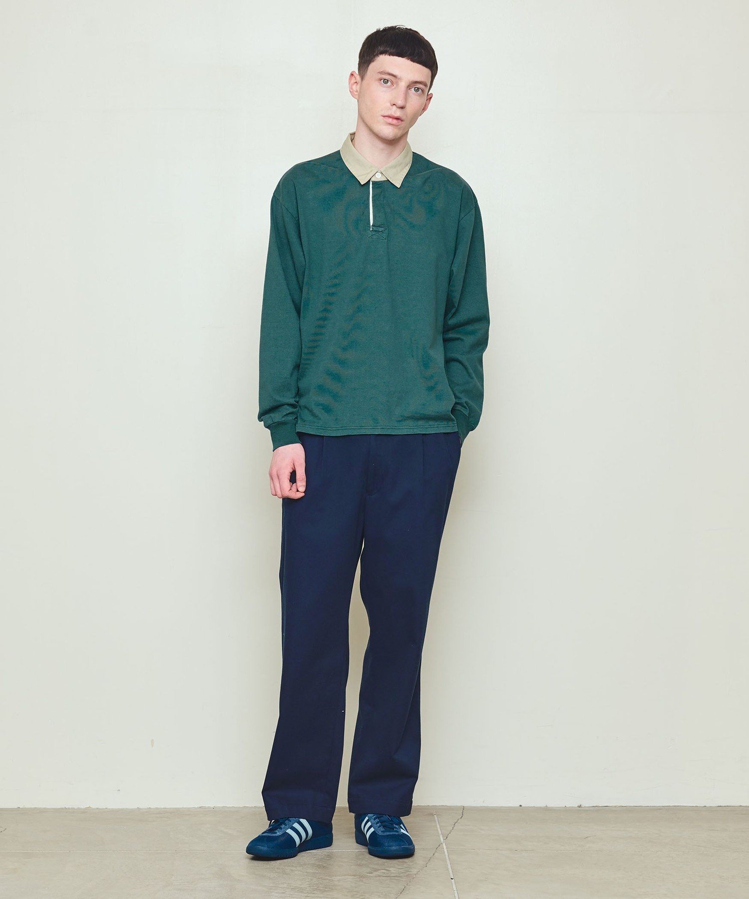 【SALE／70%OFF】UNITED ARROWS & SONS ＜UNITED ARROWS & SONS＞ RUGBY SHIRT/ラグビーシャツ ユナイテッドアローズ アウトレット トップス カットソー・Tシャツ グレー【送料無料】