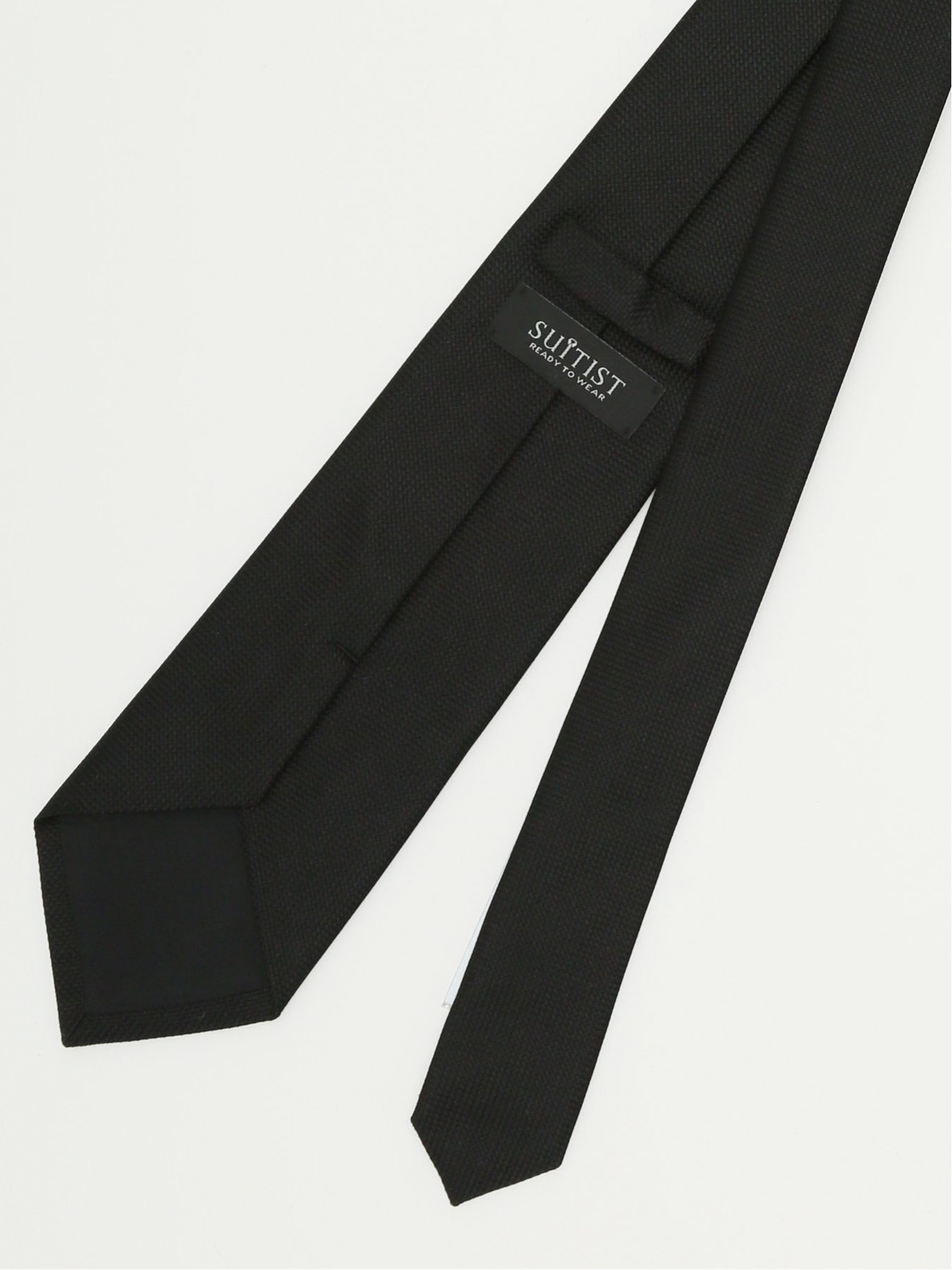 【SALE／10%OFF】GRAND-BACK 【大きいサイズ】スーティスト/SUITIST シルク フォーマルネクタイ 8.5cm幅 黒バスケット タカキュー スーツ・フォーマル ネクタイ・蝶ネクタイ【送料無料】