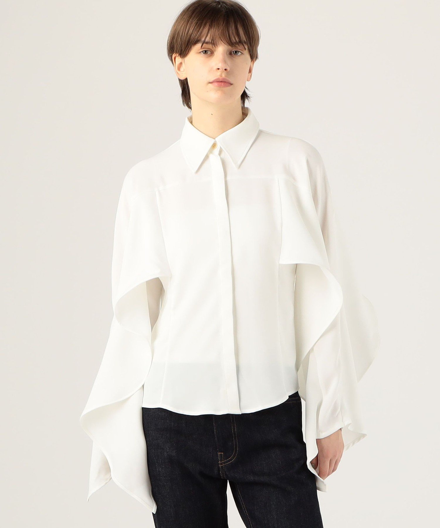 【SALE／40%OFF】TOMORROWLAND BUYING WEAR palmer//harding Waves シャツ トゥモローランド トップス シャツ・ブラウス ホワイト【送料無料】