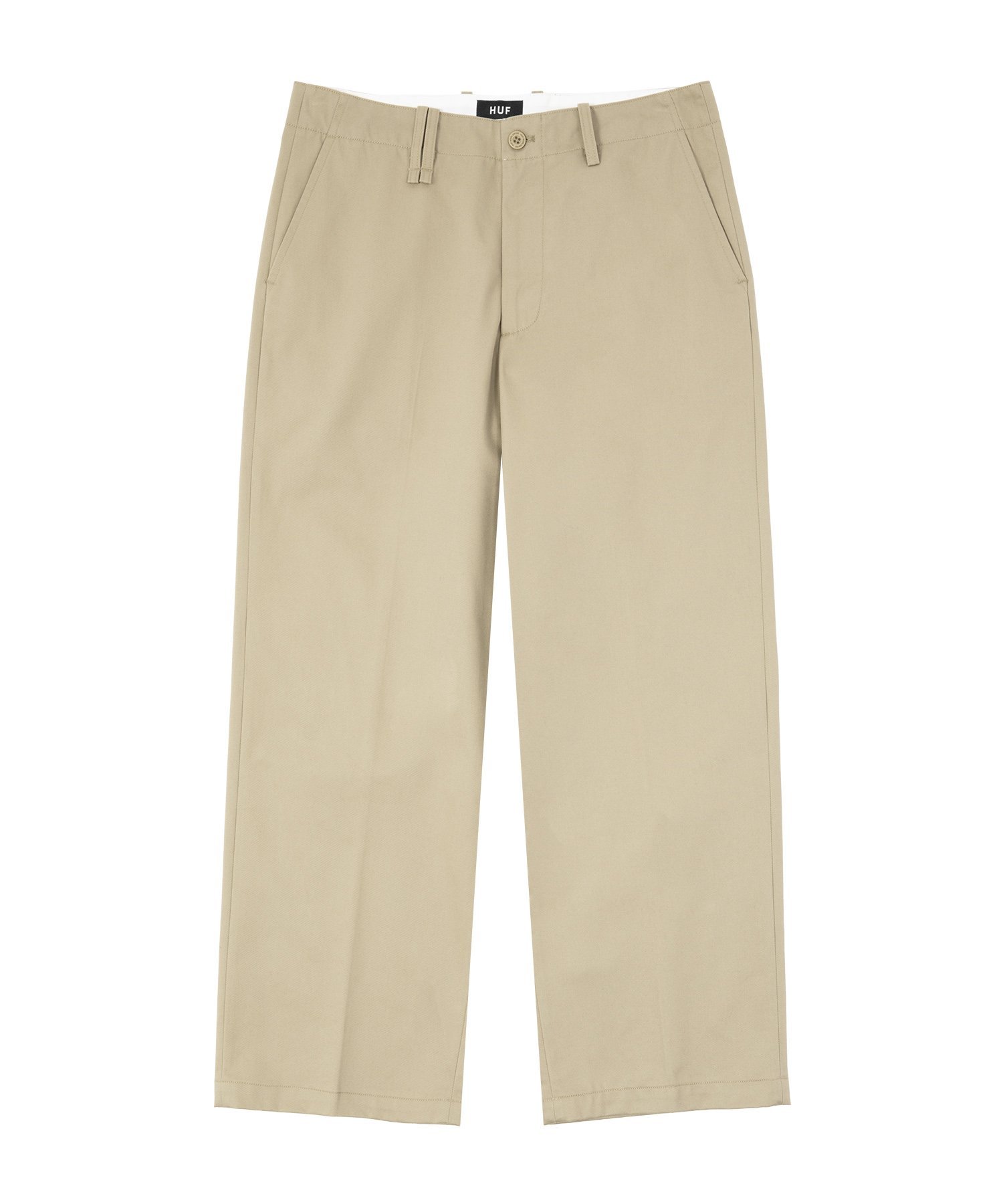 HUF CLASSIC WIDE CHINO PANT / HUF チノパンツ ハフ パンツ チノパンツ ブラック ブルー ベージュ【送料無料】