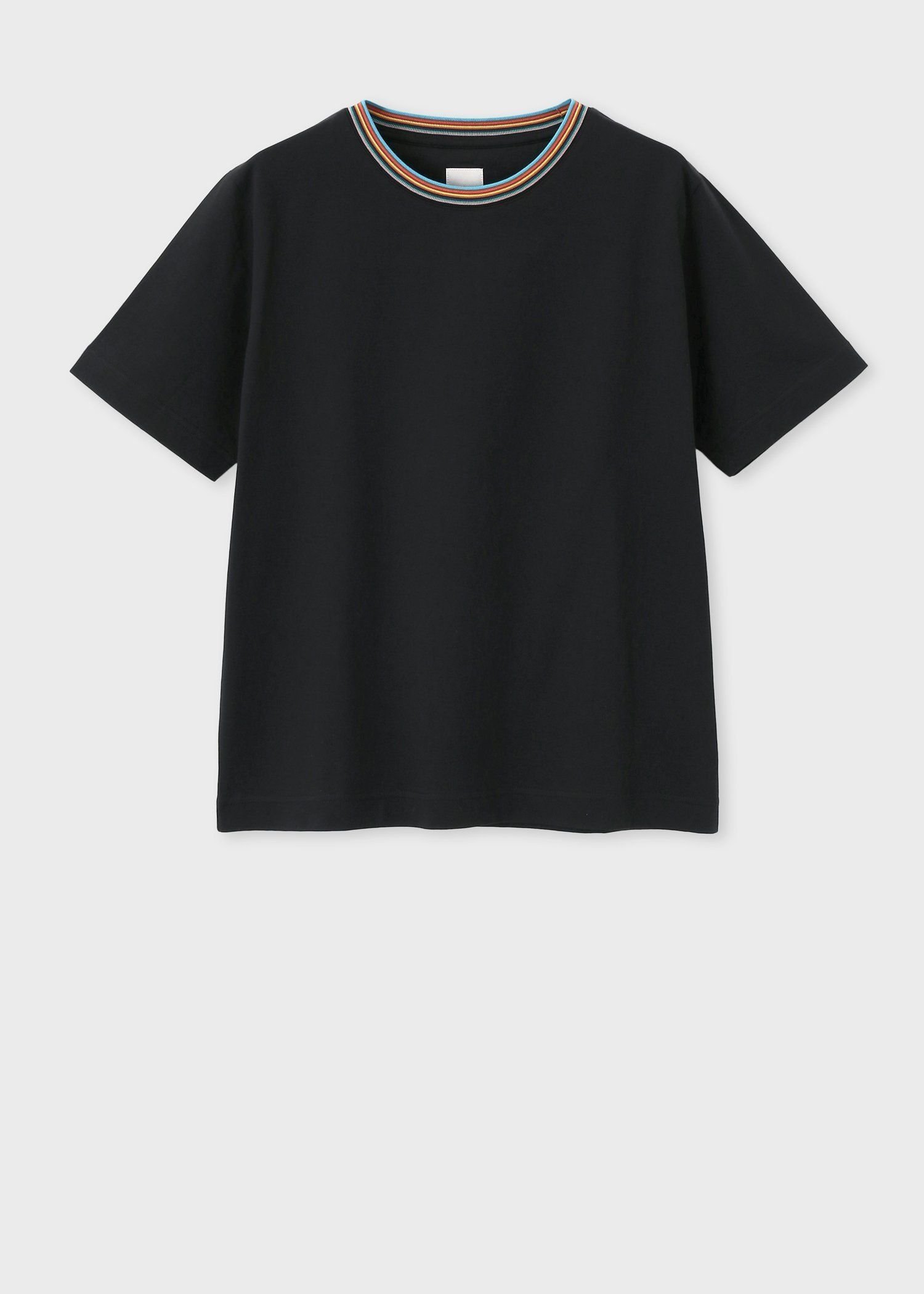 Paul Smith ウィメンズ "Signature Stripe" 半袖Tシャツ ポール・スミス トップス カットソー・Tシャツ ホワイト ブラック【送料無料】