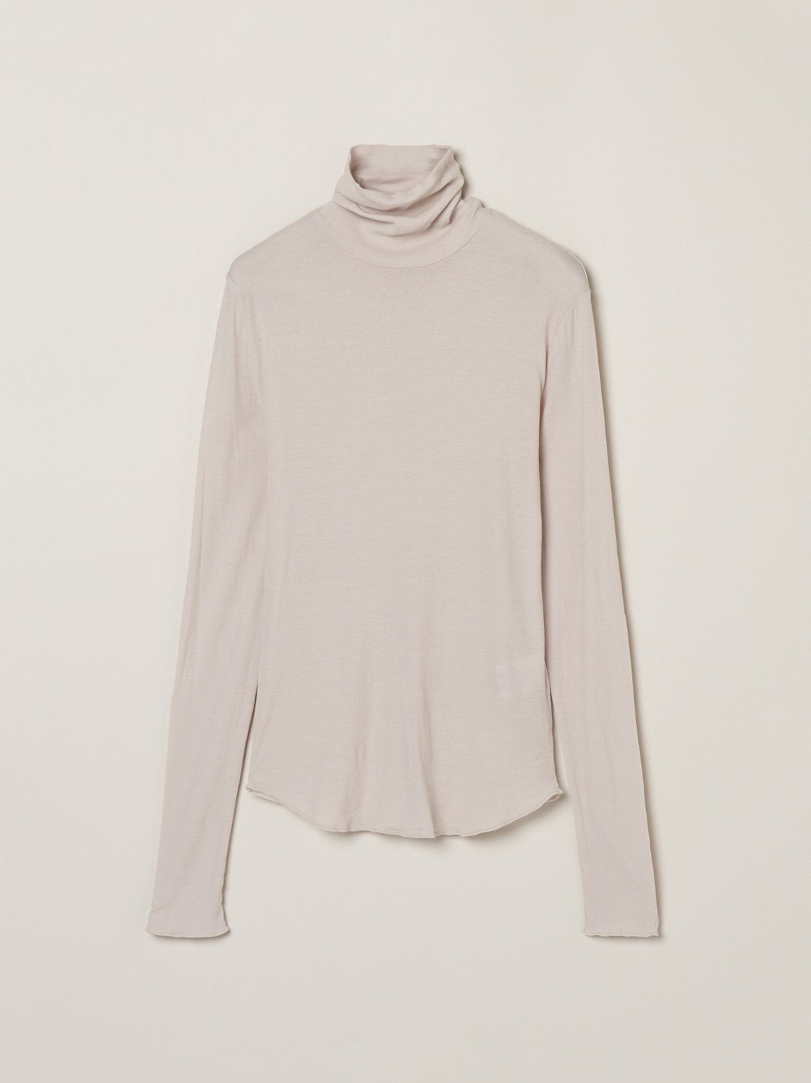 three dots Soft see through turtle neck tee スリードッツ トップス カットソー・Tシャツ ブルー グリーン グレー ネイビー ホワイト ブラック【送料無料】